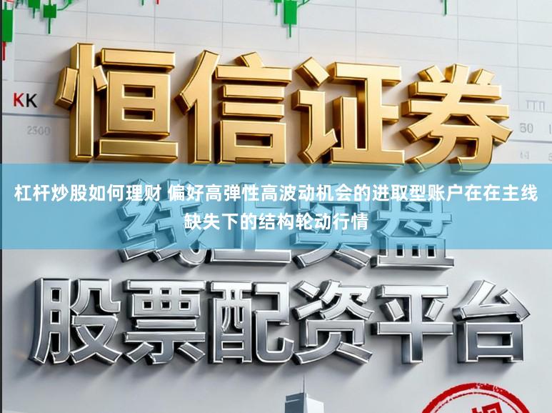 杠杆炒股如何理财 偏好高弹性高波动机会的进取型账户在在主线缺失下的结构轮动行情