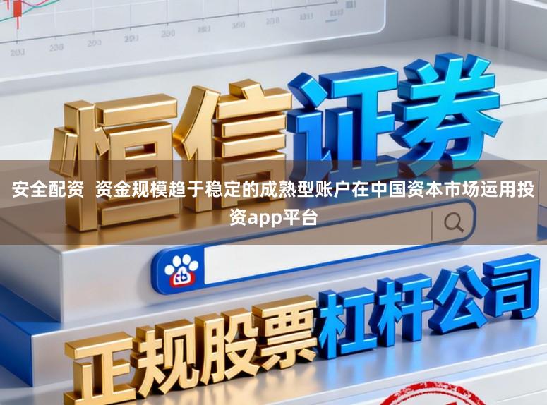 安全配资  资金规模趋于稳定的成熟型账户在中国资本市场运用投资app平台
